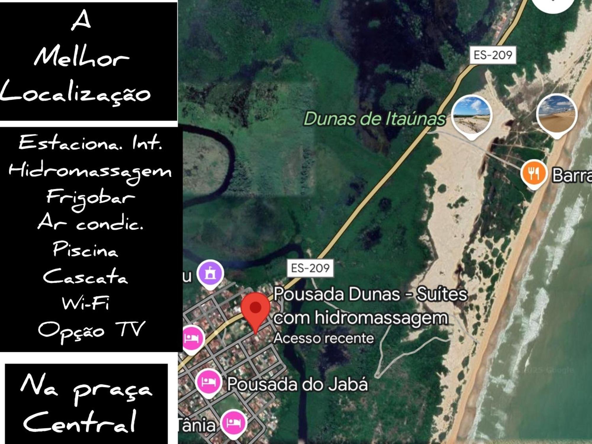 Pousada Dunas - Suites Com Hidromassagem No Coracao Da Vila Итаунас Экстерьер фото
